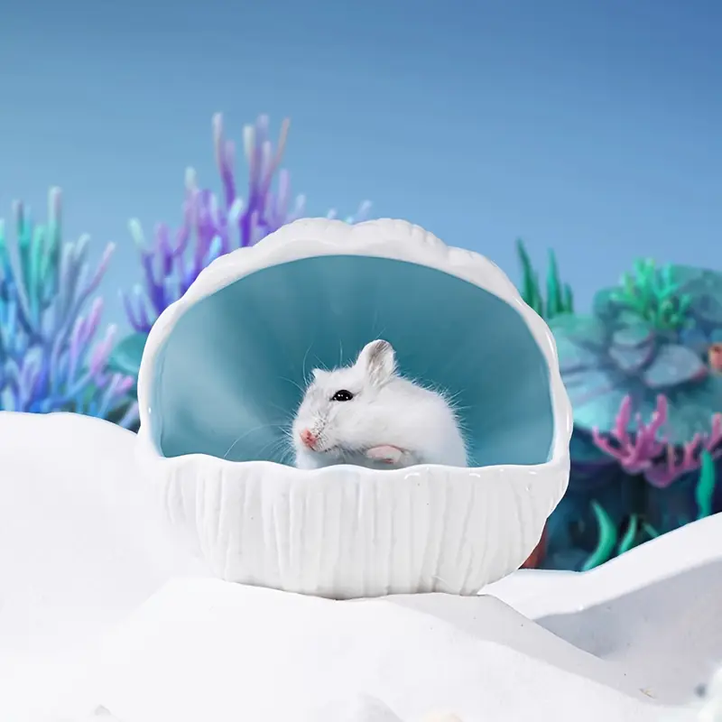 Ceramic Hamster Shell House
