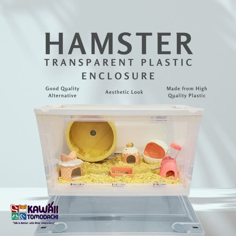 Hamster Transparent Plastic Enclosure