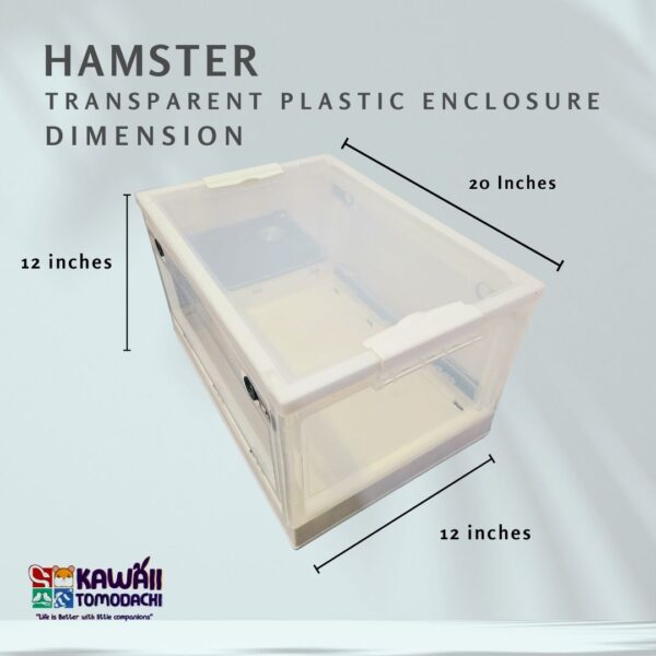 Hamster Transparent Plastic Enclosure - Image 2