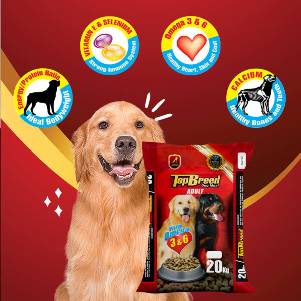 Top Breed Adult Dog Food 20kg – Complete & Balanced Nutrition - Image 2