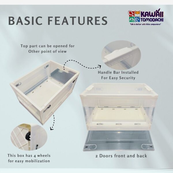 Hamster Transparent Plastic Enclosure - Image 3