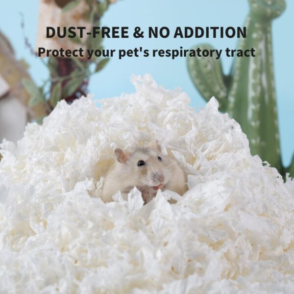 Jonsaty Hamster Paper Bedding 1LB – Clean & Cozy, Odor Control for Small Pets - Image 4