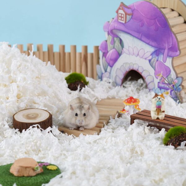 Jonsaty Hamster Paper Bedding 1LB – Clean & Cozy, Odor Control for Small Pets - Image 3