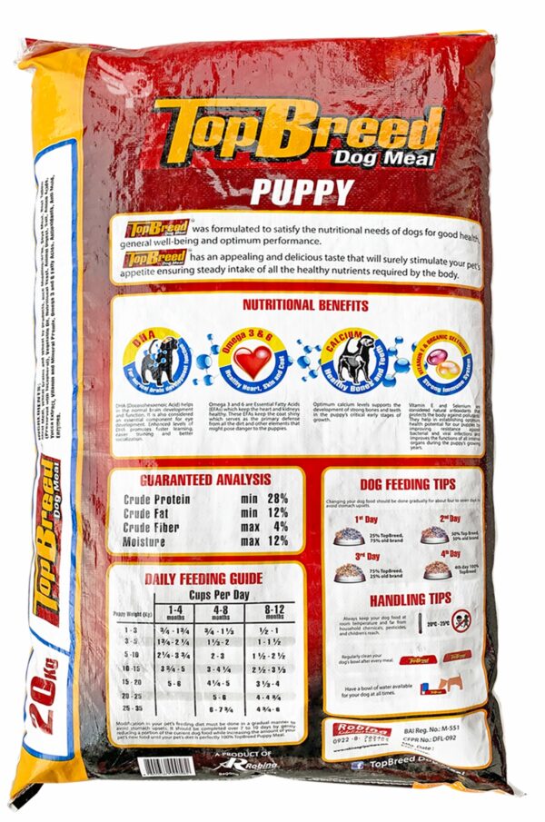Top Breed Puppy Dog Food 20kg – Complete & Balanced Nutrition for Growing Puppies - Image 5