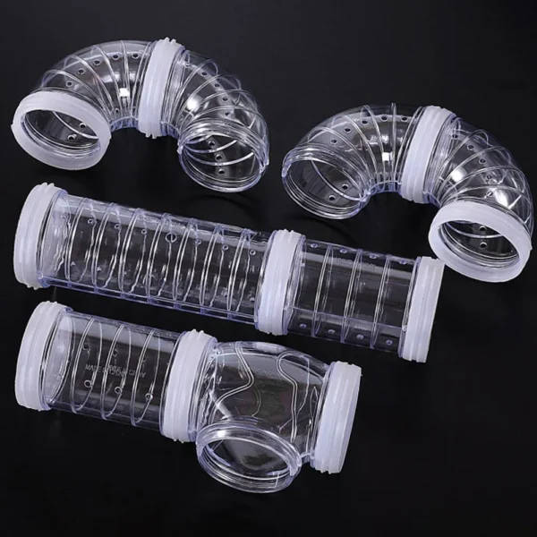 Hamster External Tunnel Set – DIY Cage Expansion Tubes for Small Pets - Image 4