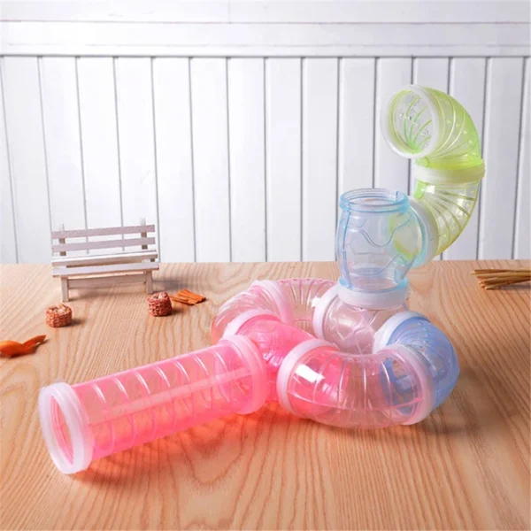 Hamster External Tunnel Set – DIY Cage Expansion Tubes for Small Pets - Image 2