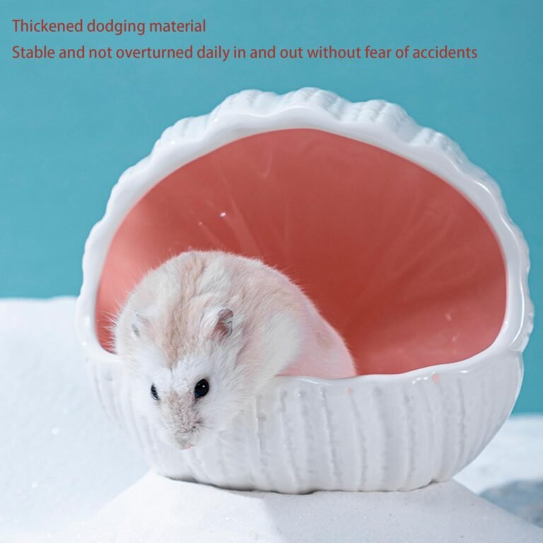 Ceramic Hamster Shell House