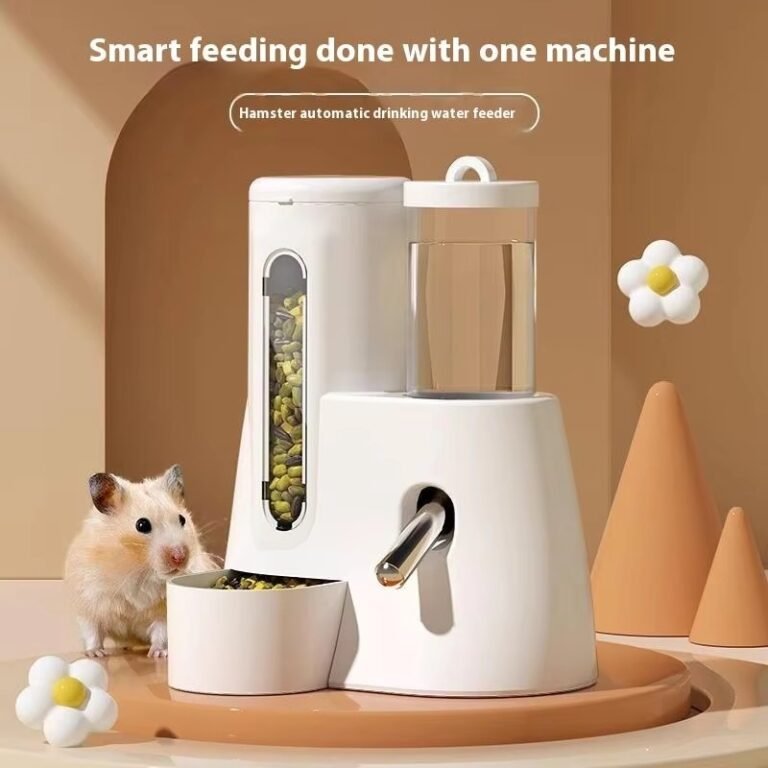 Automatic Hamster Water and Food Feeder