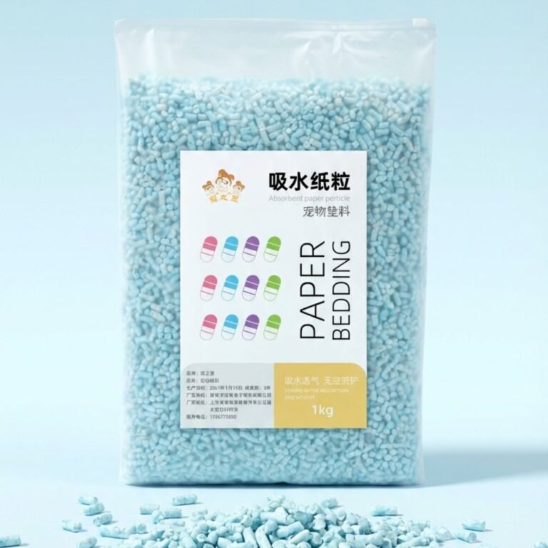 Blue Paper Bedding for Hamsters 1KG