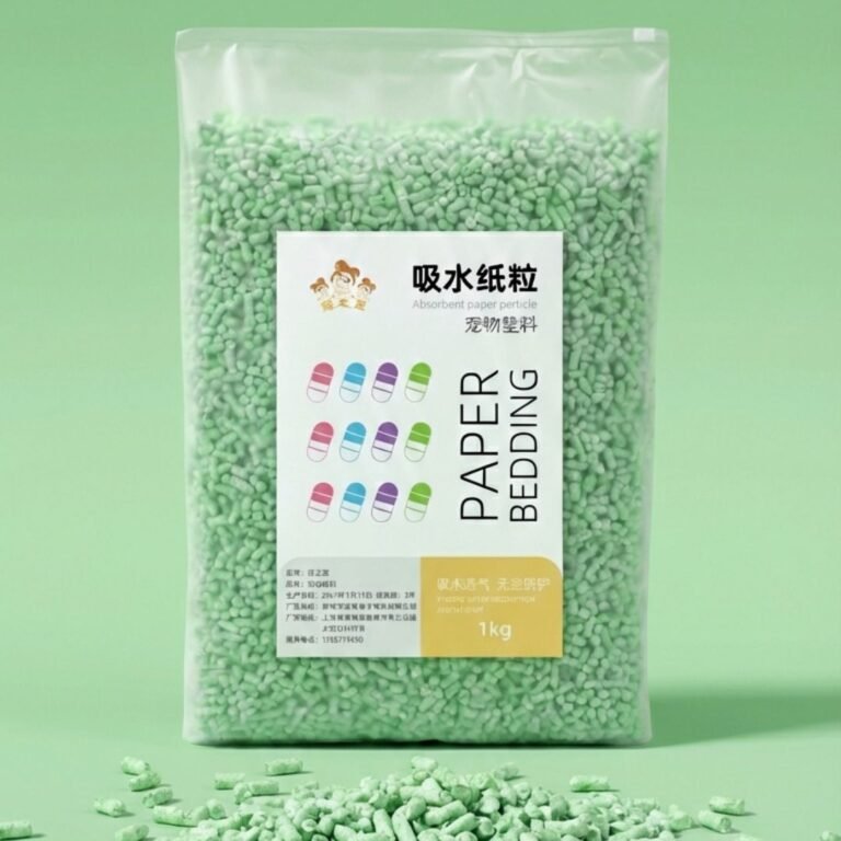 Green Paper Bedding for Hamsters 1KG