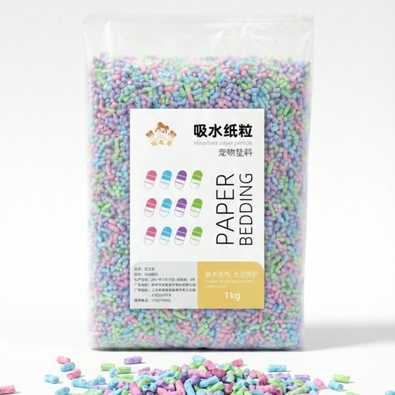 Multicolored Paper Bedding for Hamsters 1KG