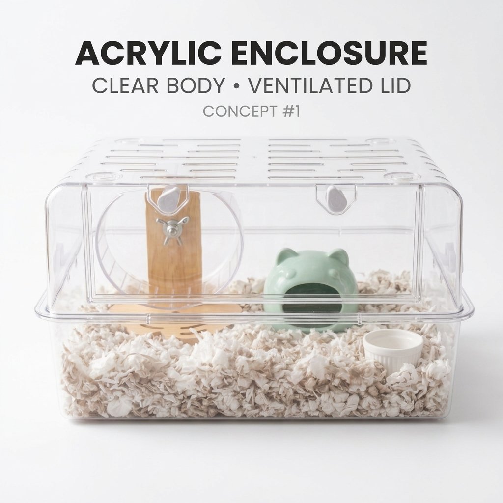 Acrylic Enclosure Basic Complete Concept 1