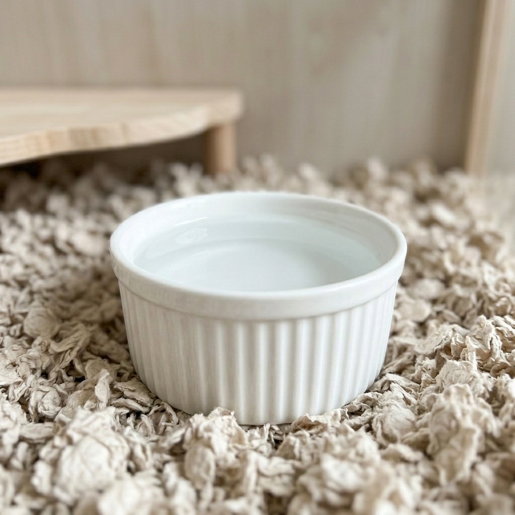Ceramic Hamster Water Bowl