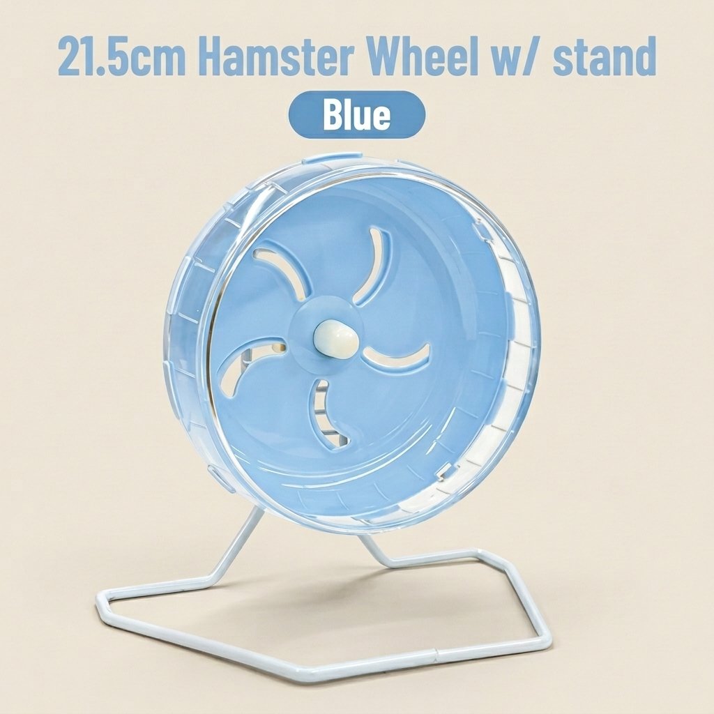 Silent Hamster Wheel with Stand